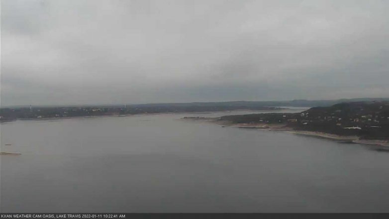 Lake Travis webcam, January 11, 2022 10:25 AM CT