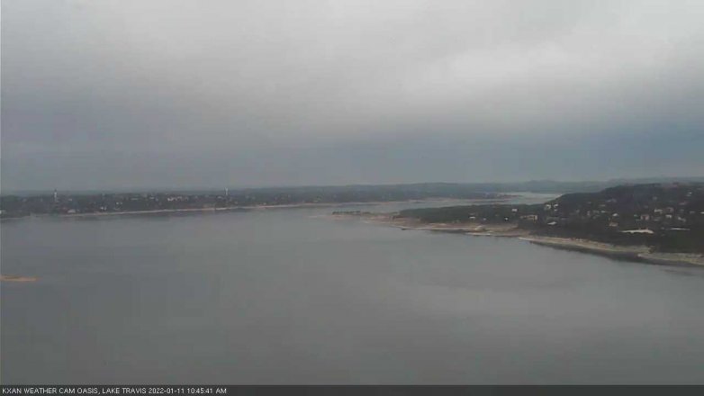 Lake Travis webcam, January 11, 2022 10:45 AM CT