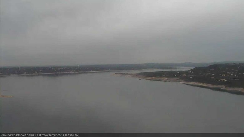 Lake Travis webcam, January 11, 2022 11:00 AM CT