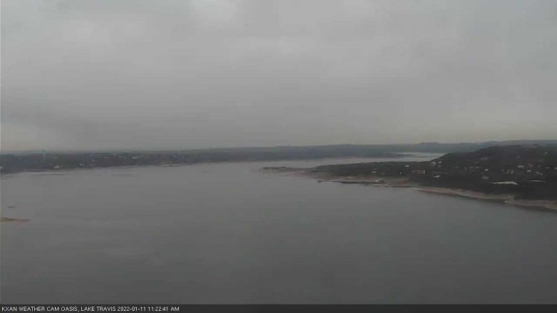 Lake Travis webcam, January 11, 2022 11:25 AM CT