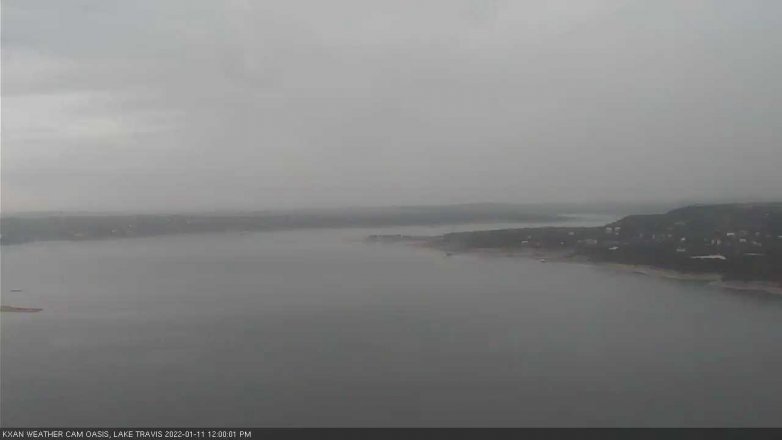 Lake Travis webcam, January 11, 2022 12:00 PM CT