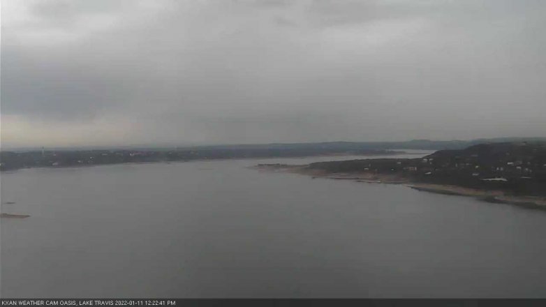 Lake Travis webcam, January 11, 2022 12:25 PM CT