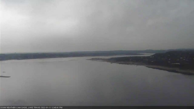 Lake Travis webcam, January 11, 2022 12:45 PM CT