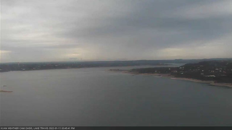 Lake Travis webcam, January 11, 2022 3:45 PM CT