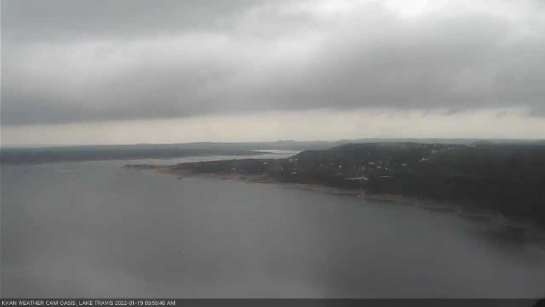 Lake Travis webcam, January 19, 2022 10:00 AM CT