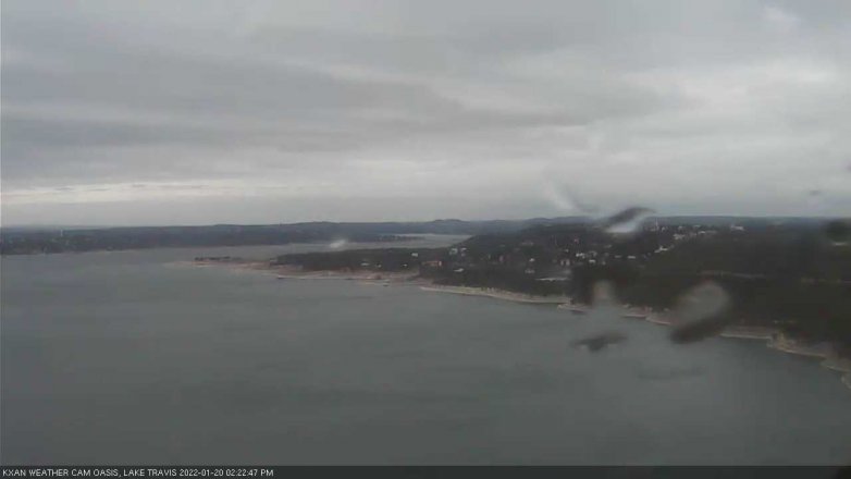 Lake Travis webcam, January 20, 2022 2:25 PM CT