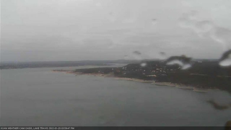 Lake Travis webcam, January 20, 2022 4:00 PM CT