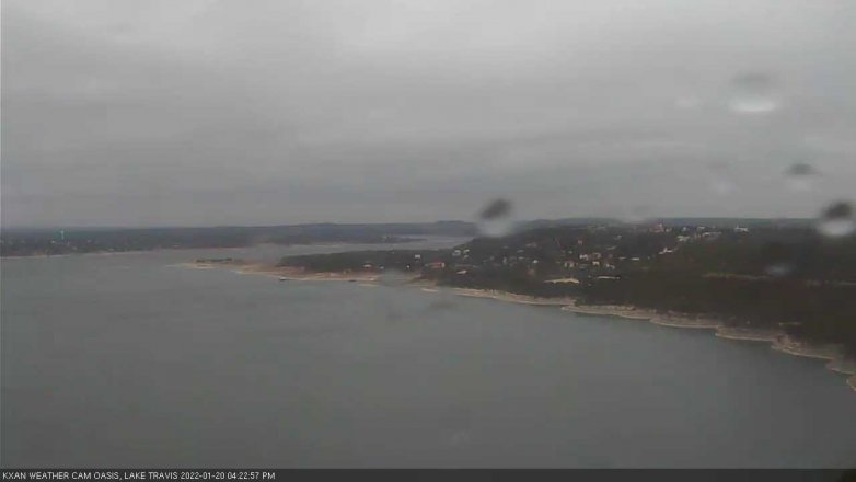 Lake Travis webcam, January 20, 2022 4:25 PM CT