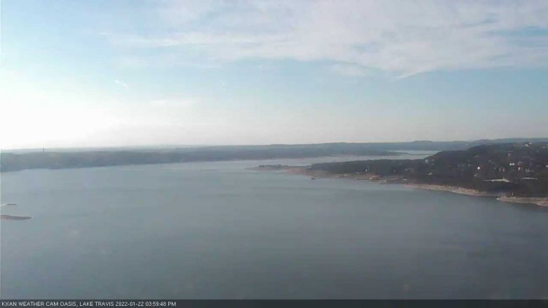 Lake Travis webcam, January 22, 2022 4:00 PM CT