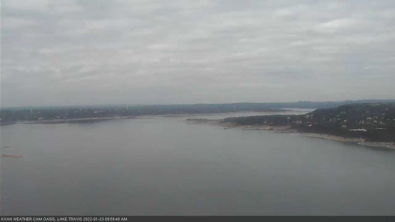 Lake Travis webcam, January 23, 2022 10:00 AM CT