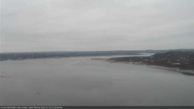 Lake Travis webcam, January 23, 2022 12:25 PM CT