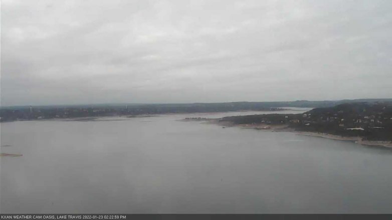 Lake Travis webcam, January 23, 2022 2:25 PM CT
