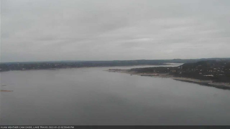 Lake Travis webcam, January 23, 2022 3:00 PM CT