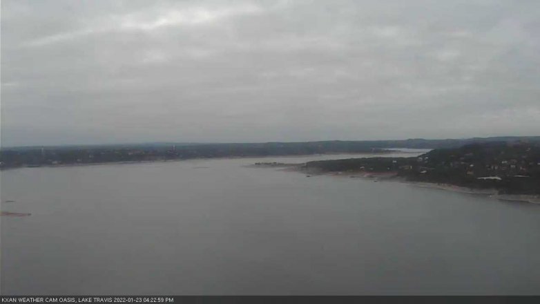 Lake Travis webcam, January 23, 2022 4:25 PM CT