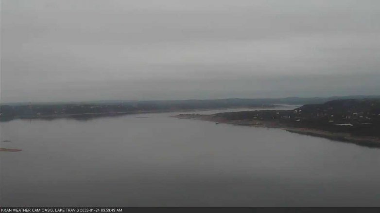Lake Travis webcam, January 24, 2022 10:00 AM CT
