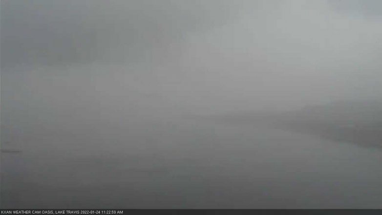 Lake Travis webcam, January 24, 2022 11:25 AM CT