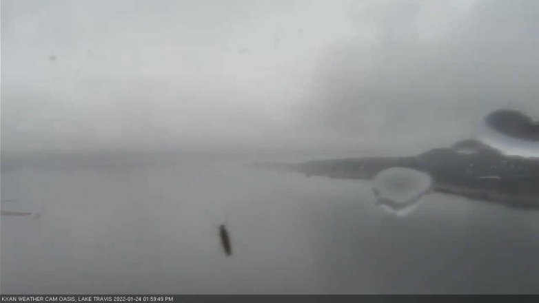 Lake Travis webcam, January 24, 2022 2:00 PM CT