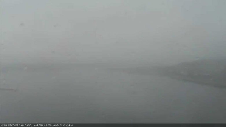 Lake Travis webcam, January 24, 2022 2:45 PM CT