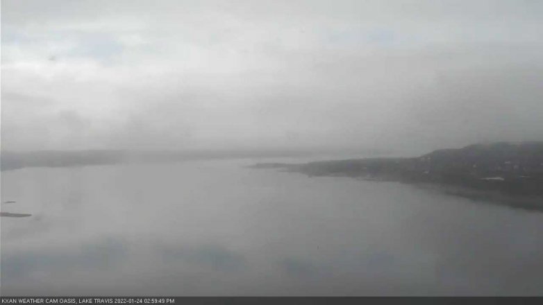 Lake Travis webcam, January 24, 2022 3:00 PM CT