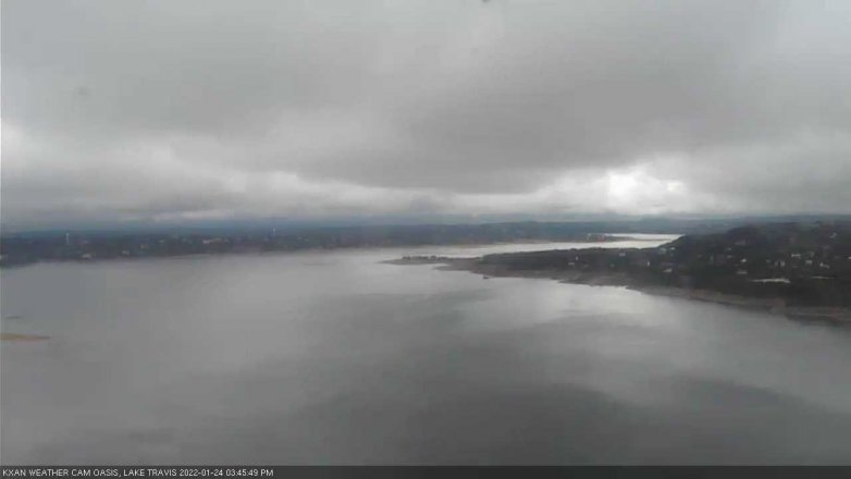 Lake Travis webcam, January 24, 2022 3:45 PM CT