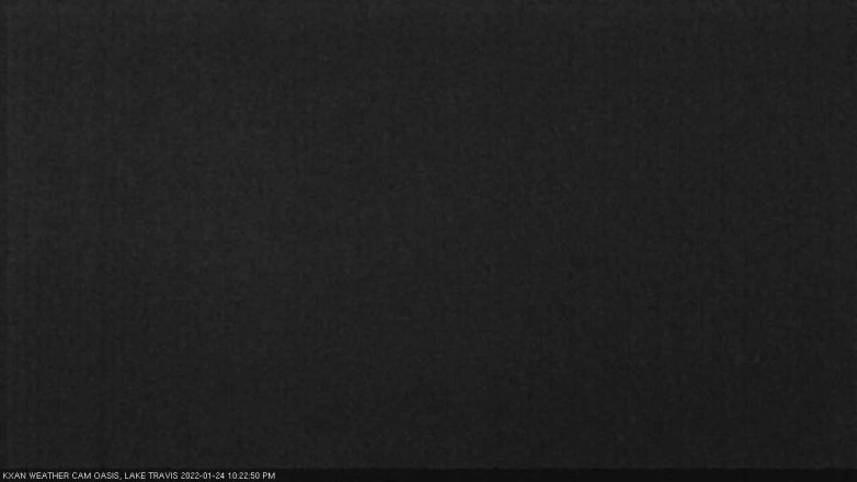 Lake Travis webcam, January 24, 2022 10:25 PM CT