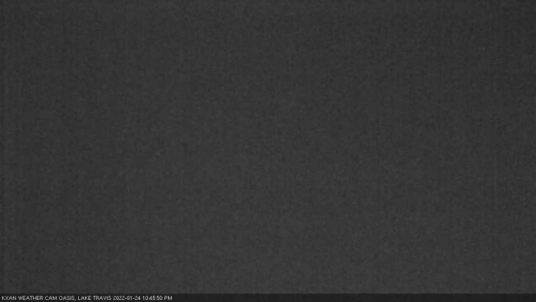 Lake Travis webcam, January 24, 2022 10:45 PM CT