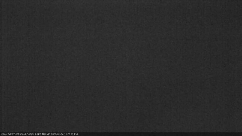 Lake Travis webcam, January 24, 2022 11:25 PM CT