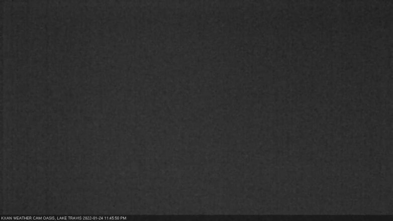 Lake Travis webcam, January 24, 2022 11:45 PM CT