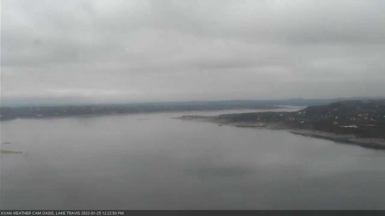 Lake Travis webcam, January 25, 2022 12:25 PM CT