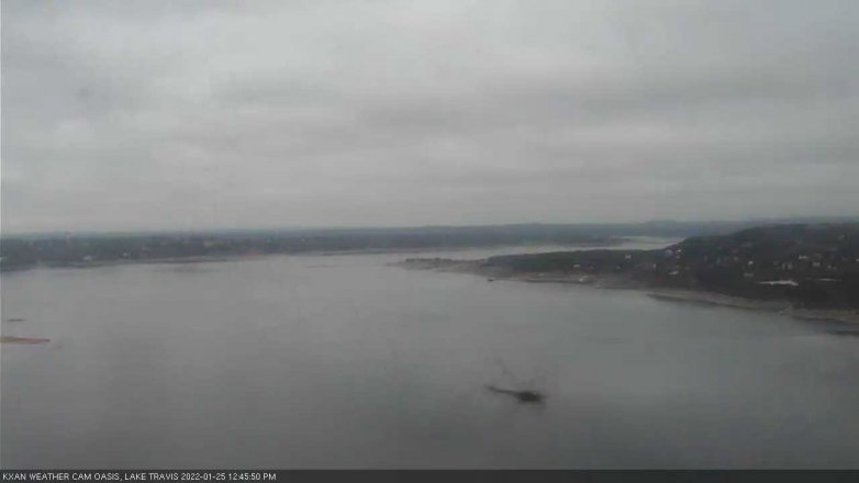 Lake Travis webcam, January 25, 2022 12:45 PM CT