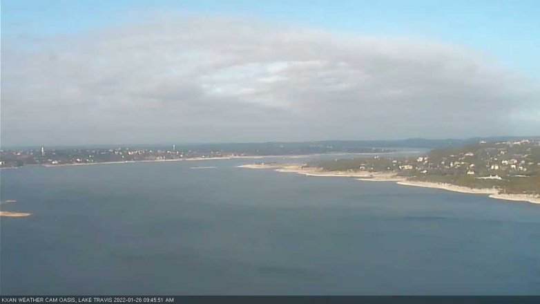 Lake Travis webcam, January 26, 2022 9:45 AM CT