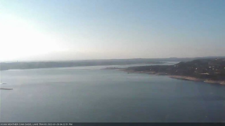Lake Travis webcam, January 26, 2022 4:25 PM CT