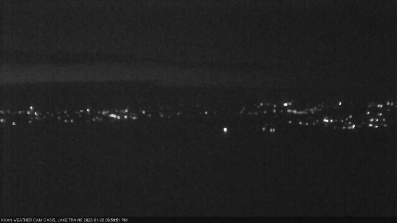 Lake Travis webcam, January 26, 2022 7:00 PM CT