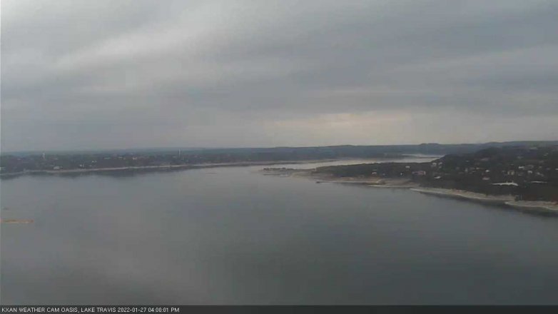 Lake Travis webcam, January 27, 2022 4:00 PM CT