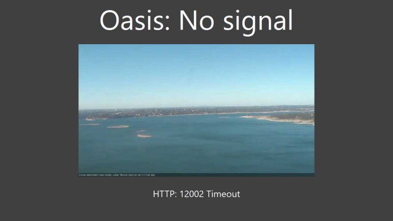 Lake Travis webcam, January 28, 2022 11:25 AM CT