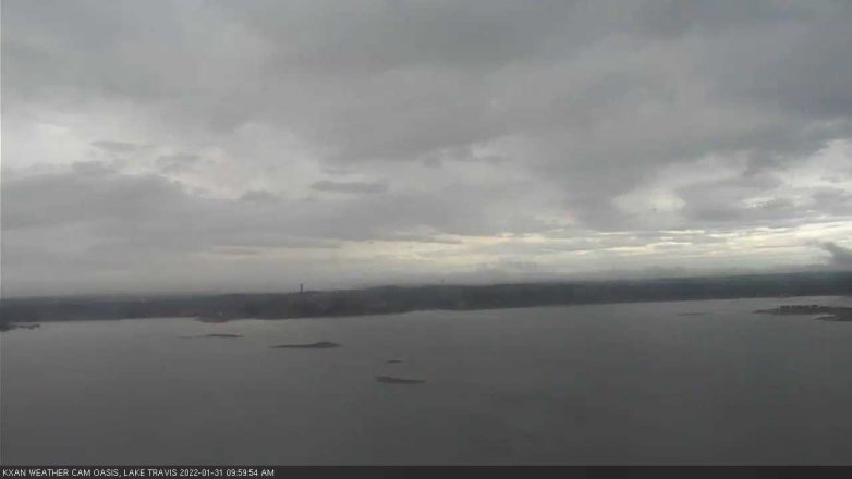 Lake Travis webcam, January 31, 2022 10:00 AM CT