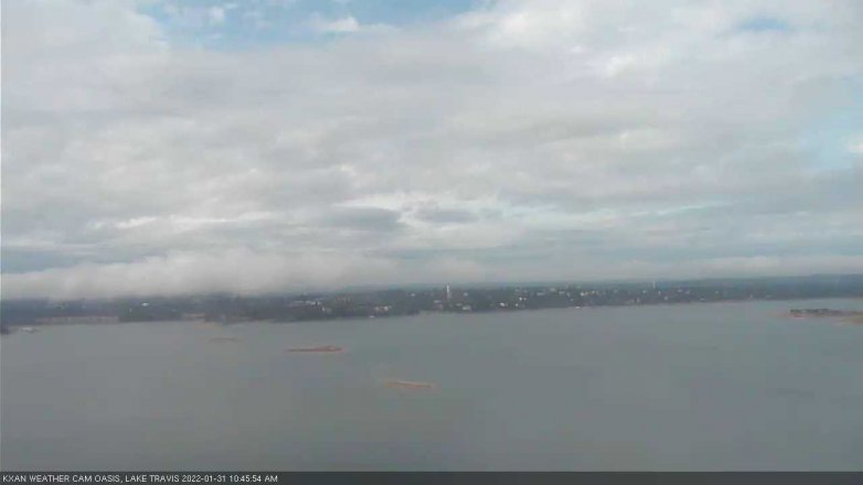 Lake Travis webcam, January 31, 2022 10:45 AM CT
