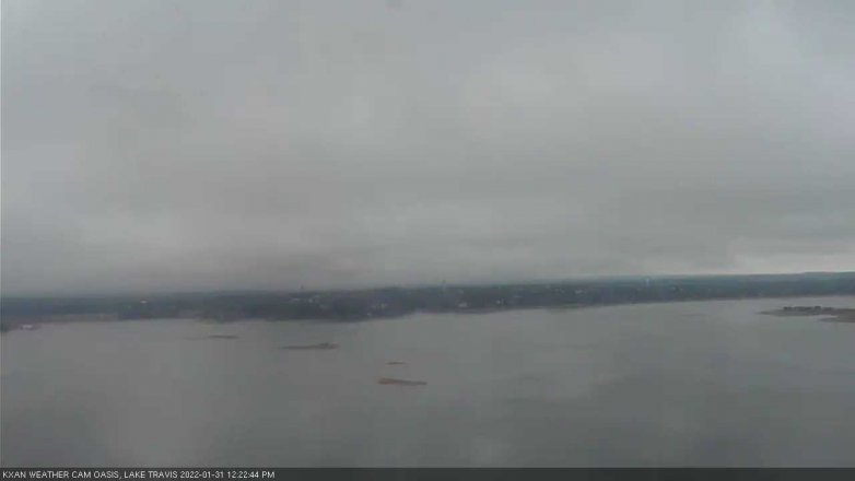 Lake Travis webcam, January 31, 2022 12:25 PM CT