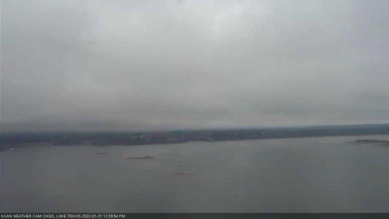 Lake Travis webcam, January 31, 2022 1:00 PM CT