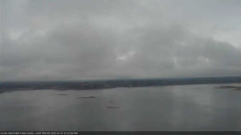 Lake Travis webcam, January 31, 2022 1:25 PM CT