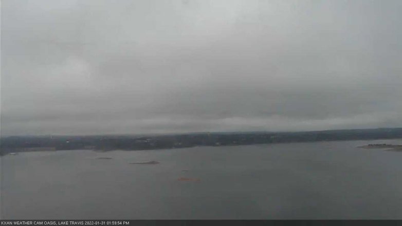Lake Travis webcam, January 31, 2022 2:00 PM CT