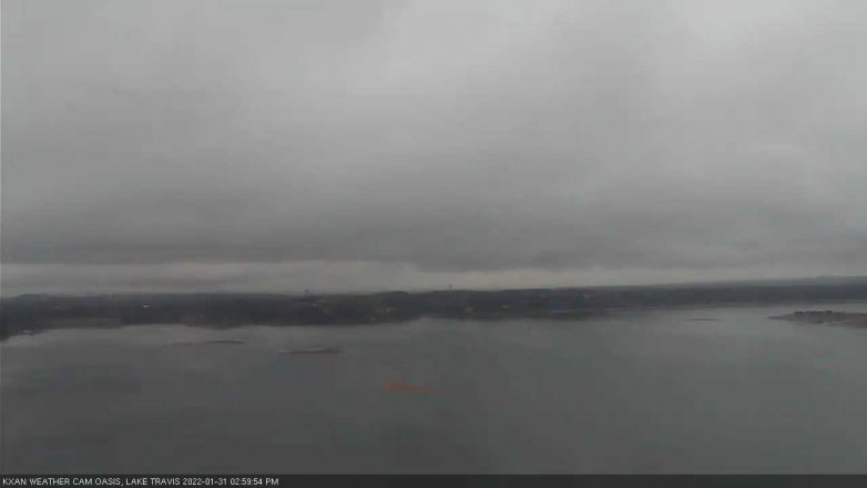 Lake Travis webcam, January 31, 2022 3:00 PM CT