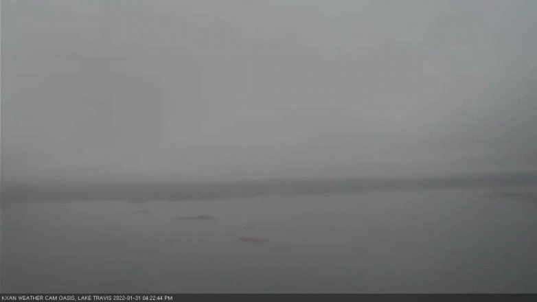 Lake Travis webcam, January 31, 2022 4:25 PM CT
