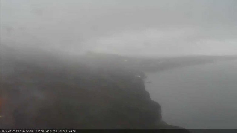 Lake Travis webcam, January 31, 2022 5:25 PM CT