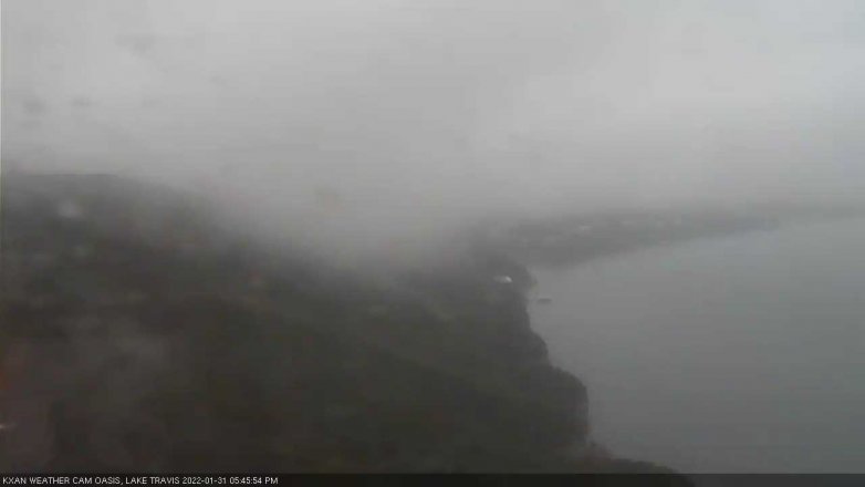 Lake Travis webcam, January 31, 2022 5:45 PM CT