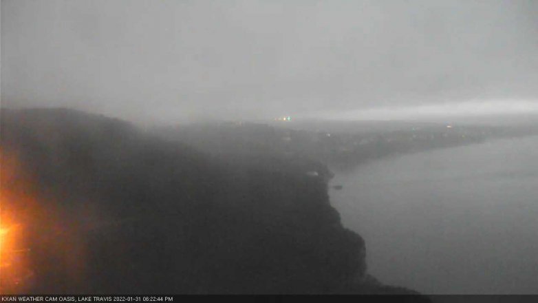 Lake Travis webcam, January 31, 2022 6:25 PM CT