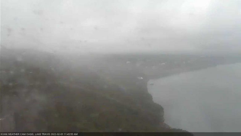 Lake Travis webcam, February 1, 2022 11:45 AM CT
