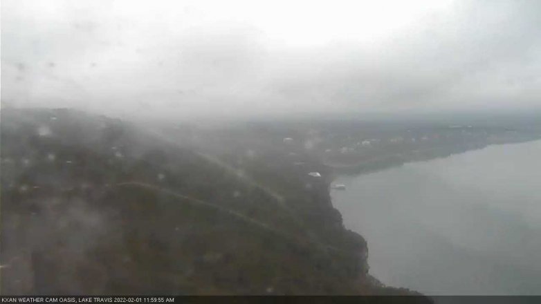 Lake Travis webcam, February 1, 2022 12:00 PM CT