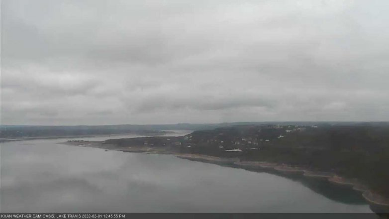Lake Travis webcam, February 1, 2022 12:45 PM CT