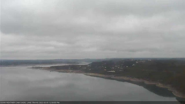 Lake Travis webcam, February 1, 2022 1:00 PM CT